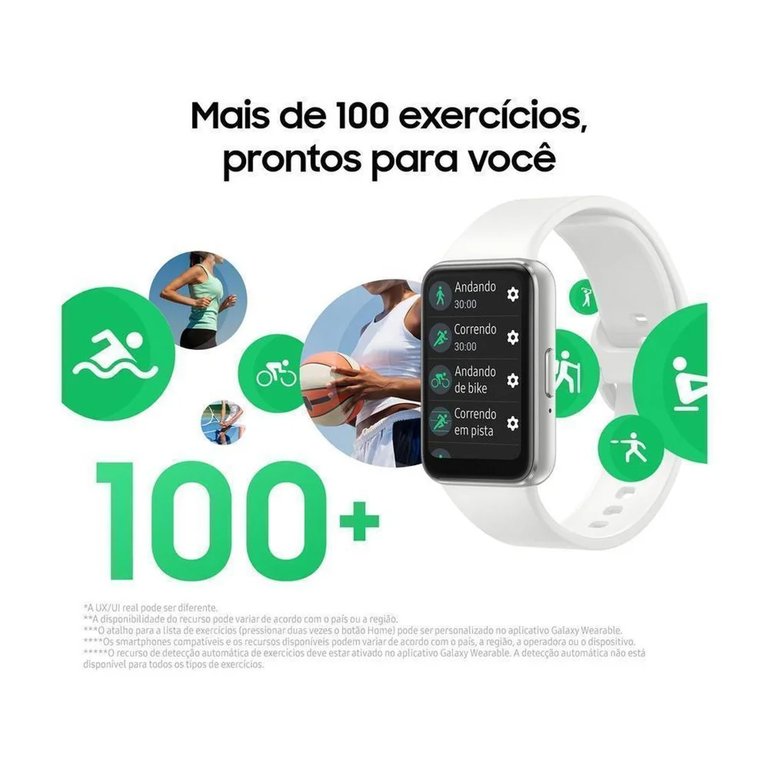 Smartband Samsung Galaxy Fit3 - Prata